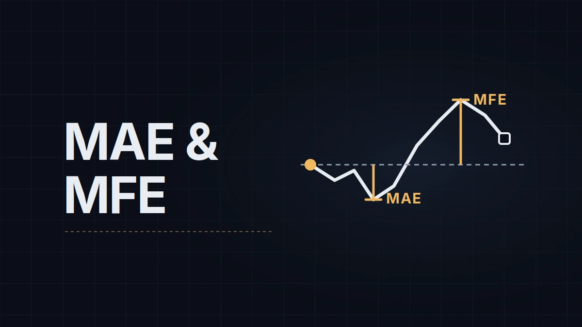 MAE and MFE Explained: What Excursion Data Says About Your Stops and Targets
