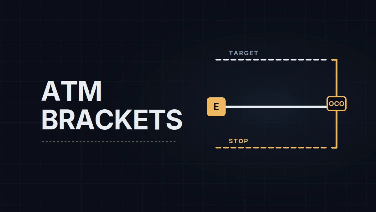 ATM Strategies in NinjaTrader 8: Brackets, OCO and Never Holding a Naked Position