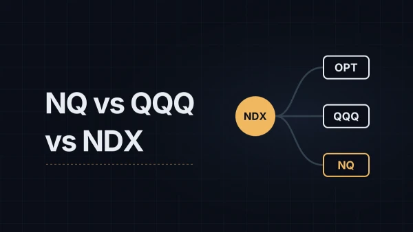 NQ vs QQQ vs NDX: One Index, Three Instruments and What Each Costs to Trade