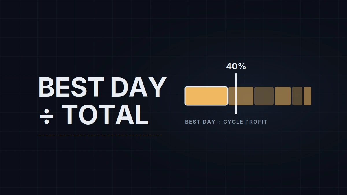 Consistency Math: Sizing a Payout Cycle So a Good Day Never Blocks the Payout