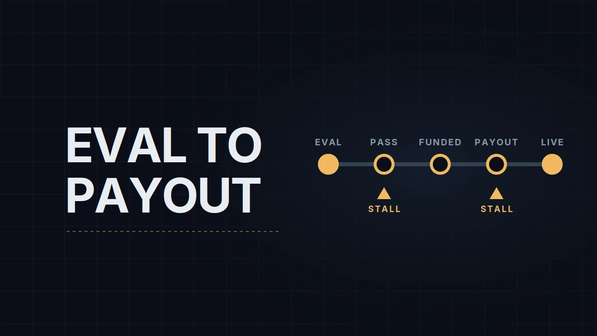 Eval → Funded → Payout: The Typical Timeline and Where People Stall