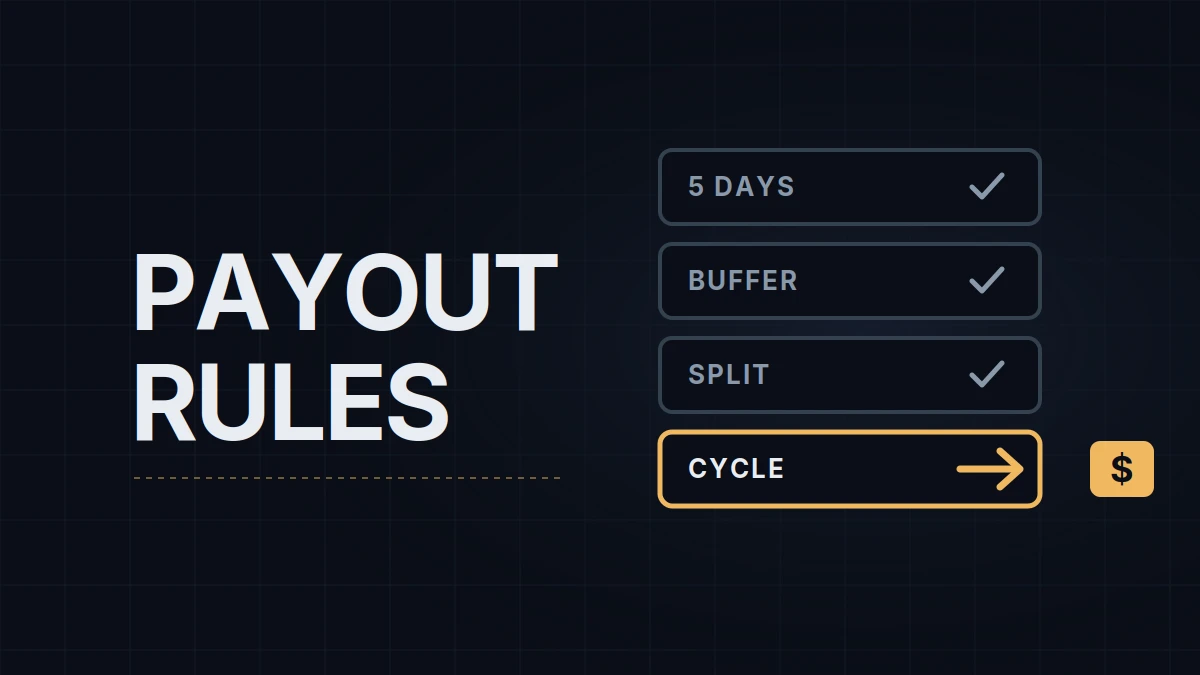 Prop Firm Payout Rules Explained: Minimum Days, Buffers, Profit Splits and Cycles