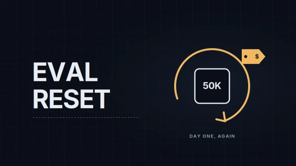 Resetting an Evaluation: The Math of a Reset vs a New Account, and When It's Tilt