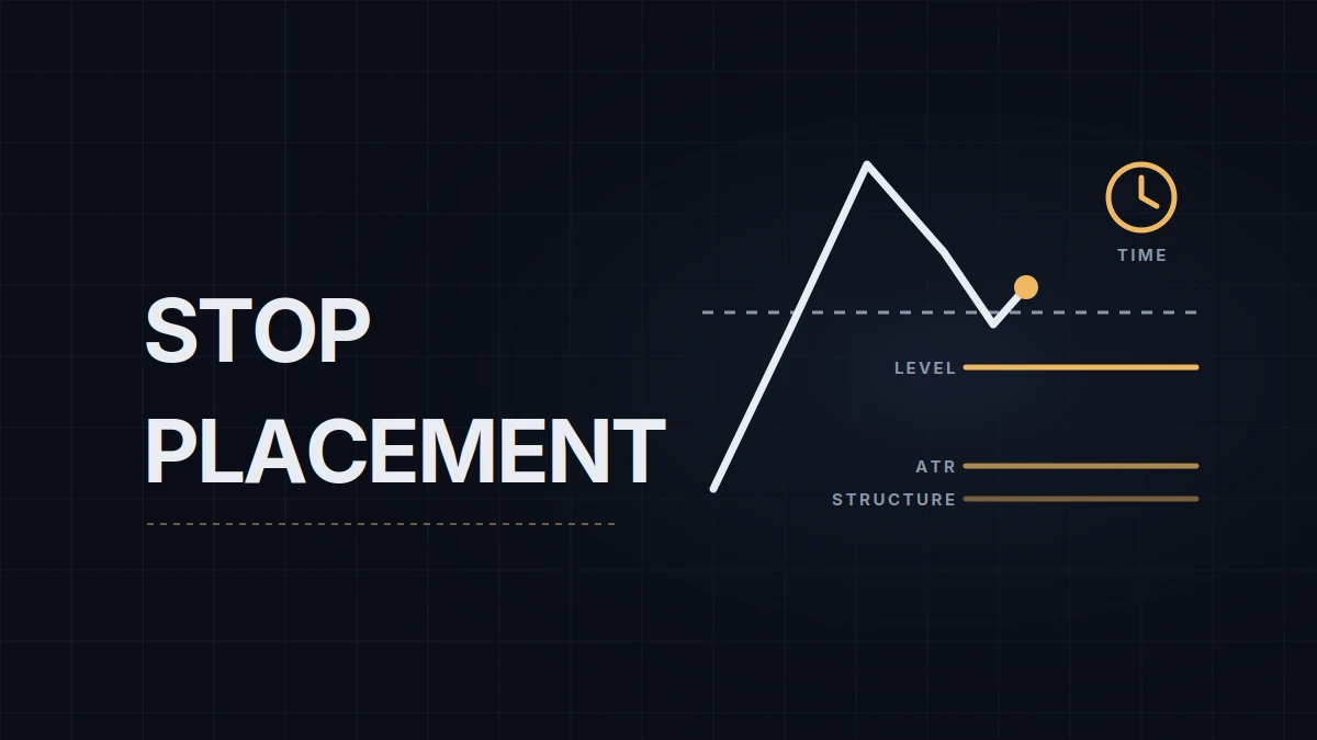 Stop Placement on NQ: Behind the Level, ATR-Based, Structure-Based and Time-Based