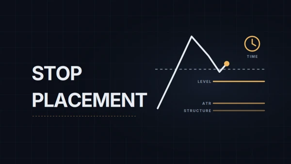 Stop Placement on NQ: Behind the Level, ATR-Based, Structure-Based and Time-Based