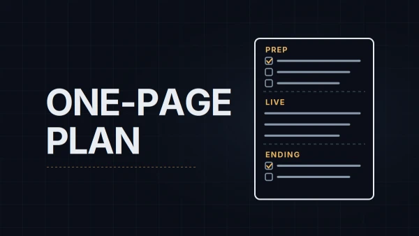 Trading Plan Template: One Page for Pre-Session, Live and Ending, and Why No Trade Is a Valid Outcome